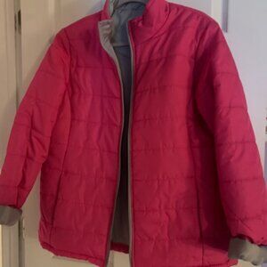 Women's Hot Pink Puffer Coat!